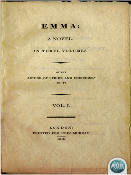 Upplýsingar um Emma eftir Jane Austen - Til útláns